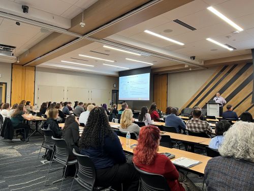 SCACM 2026 had a great turnout. Here Dr. Paul Lephart presents to the attendees.